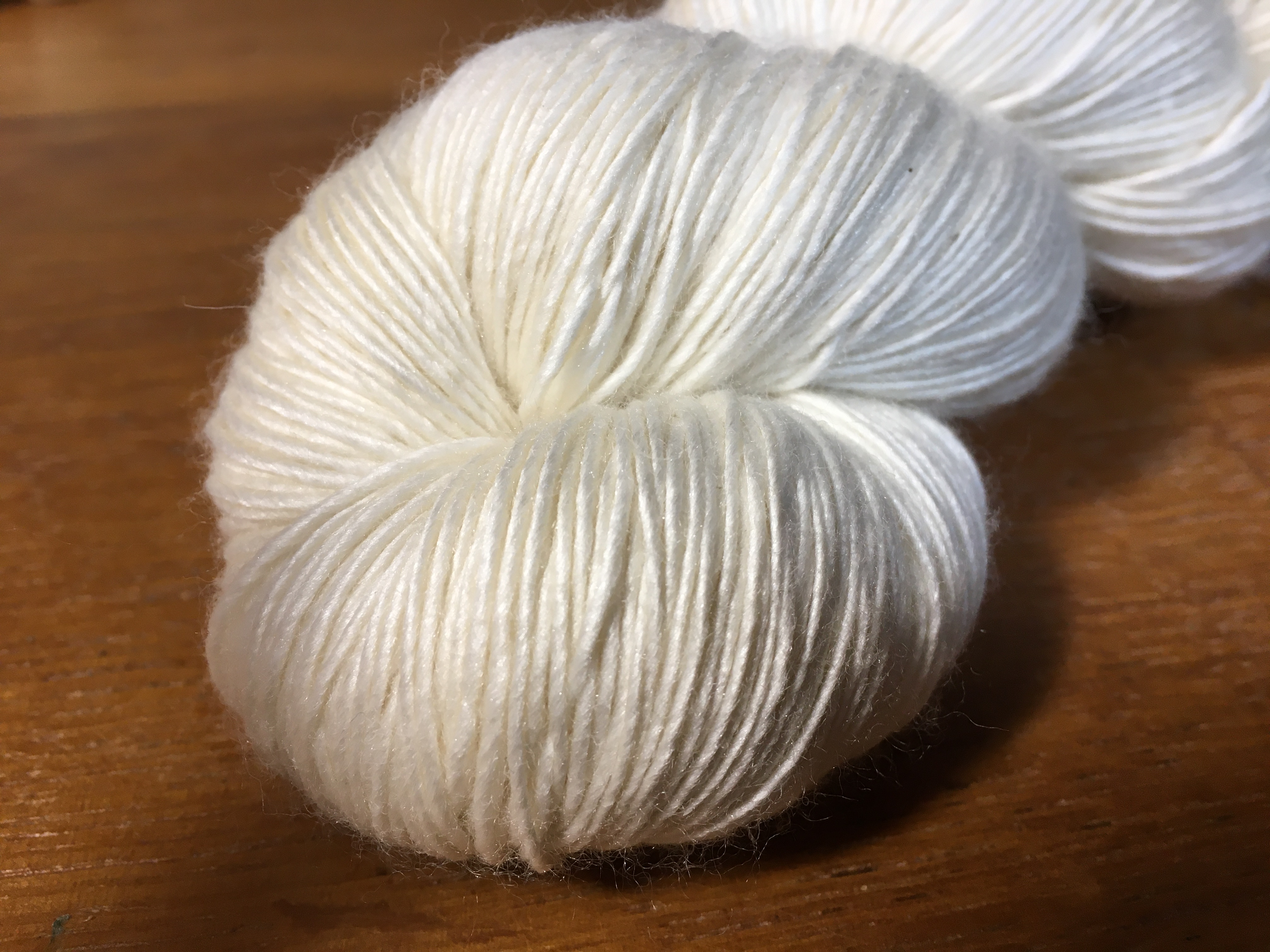 Singles Fingering Weight 75% Superwash Extrafine (19.5 micron) Merino Wool 25% Silk Yarn 100gm Hank